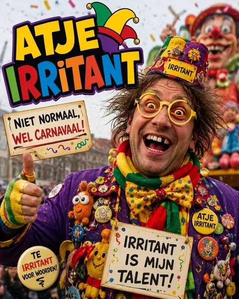 Atje Irritant viert carnaval